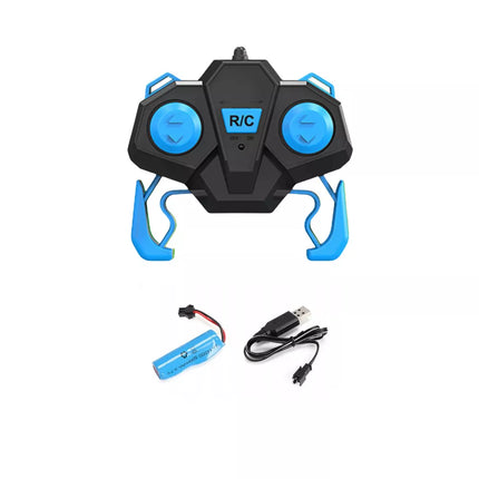 Triukų automobilis valdomas nuotoliniu būdu RC 360° mėlynas