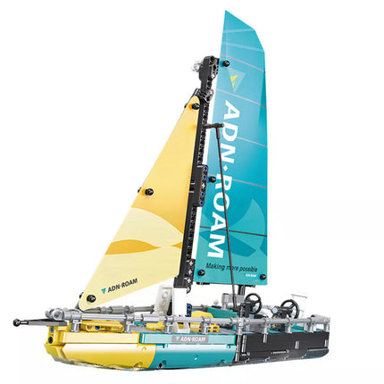 Konstruktoriaus blokeliai, burlaivis, valties tipas 65, modelis 675el