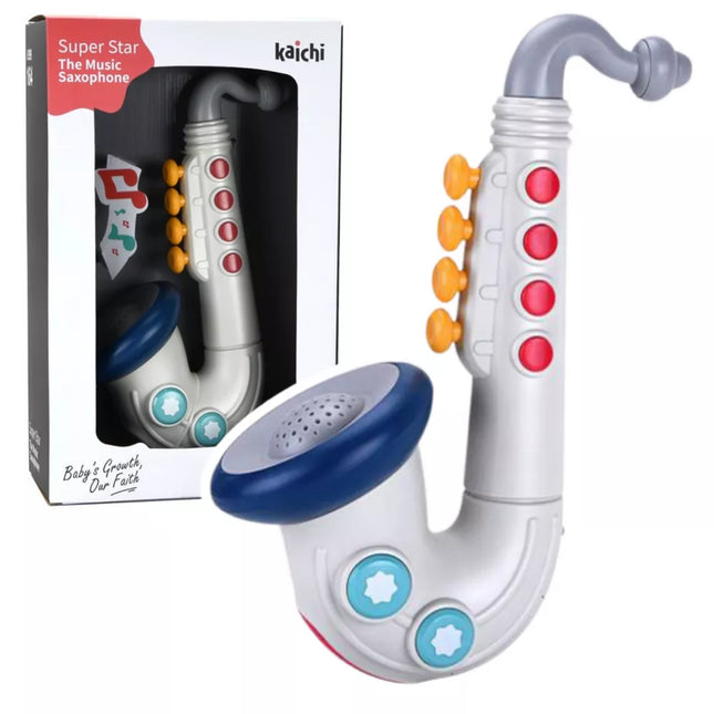 Saksofonas Muzikinis Žaislas Mažyliams Interaktyvus Instrumentas