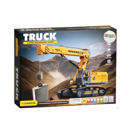 "Pasidaryk pats nuotoliniu būdu valdomas vikšrinis ekskavatorius 133el RC"