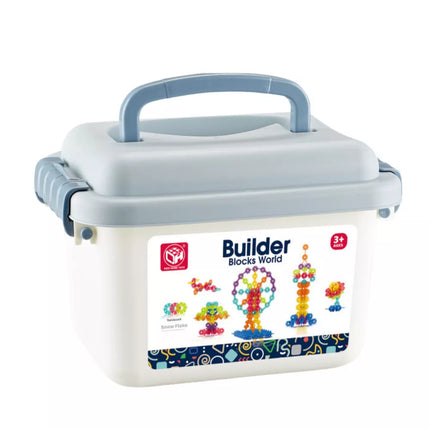 Konstruktorius „Snaigės“ lagamine, 140 vnt.