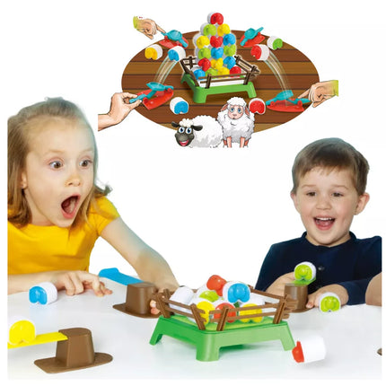 Šeimos įgūdžių žaidimas „Šokinėjančios avys“, spalvotos