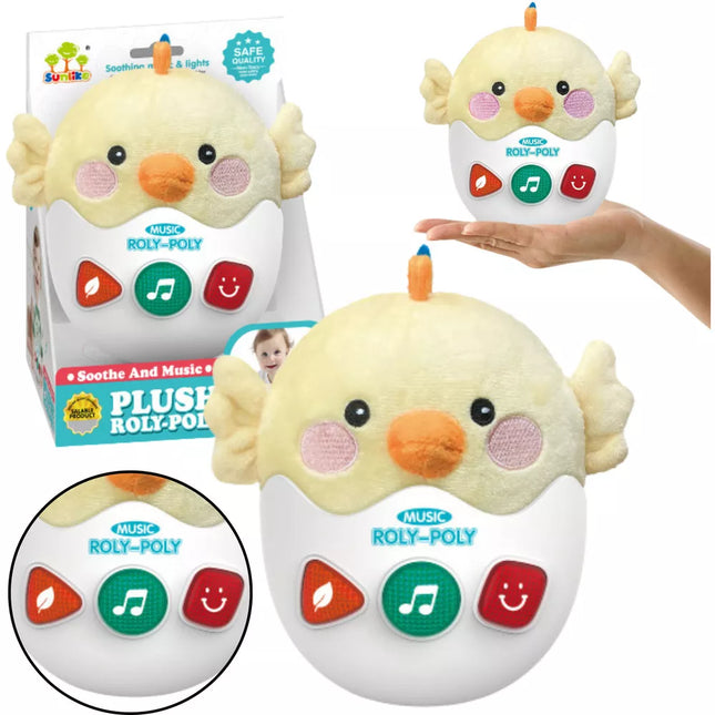 Interaktyvus Wanka Get Up viščiukas, šviesos, garsai, geltonas