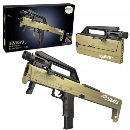 FMG9 sulankstomas šautuvas, šoviniai su putų strėlėmis, žibintuvėlis