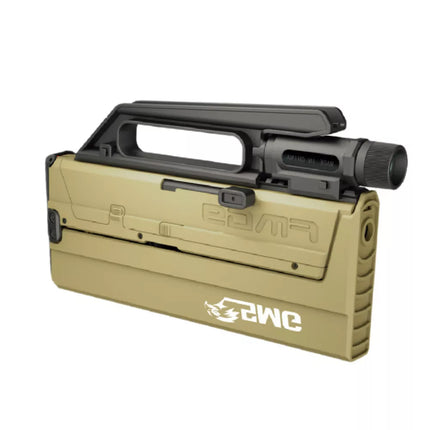 FMG9 sulankstomas šautuvas, šoviniai su putų strėlėmis, žibintuvėlis