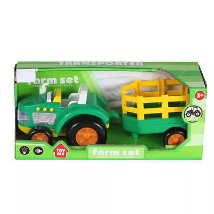 Ūkinis traktorius mažyliams Traktorius Gyvūnai Ūkininkas Šviesos Garsai