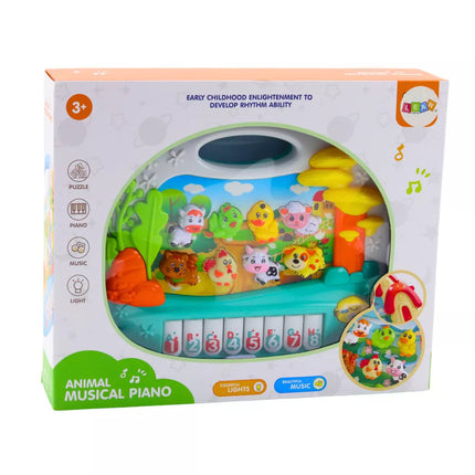 Edukacinis interaktyvus pianinas mažyliams su gyvūnų garsais