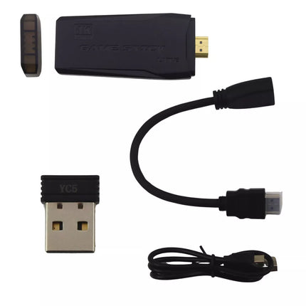 Retro TV žaidimų konsolė su belaidžiais valdikliais