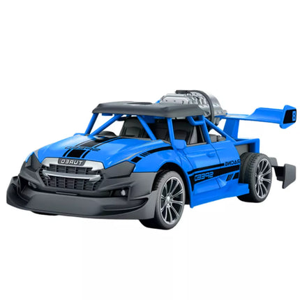 Nuotoliniu būdu valdomas automobilis RC 1:20 Su šviesomis ir dūmų efektu, mėlynas
