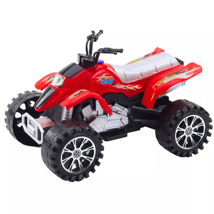 Raudoni ratlankiai "Quad Terrain Drive" su protektoriais