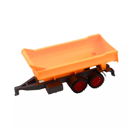 Žemės ūkio traktoriaus priekabos savivarčio pašarų vežimėlio rinkinys