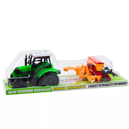 Traktoriaus su sėjamąja rinkinys, žemės ūkio technika