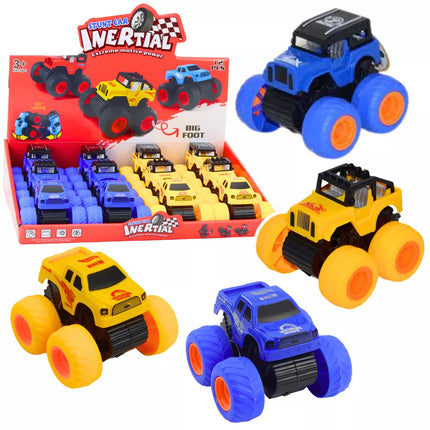 Laipiojantis visureigis su pavara geltonai mėlynas