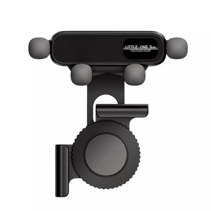 Automobilinio telefono laikiklis, montuojamas ant centrinio skydelio ekrano