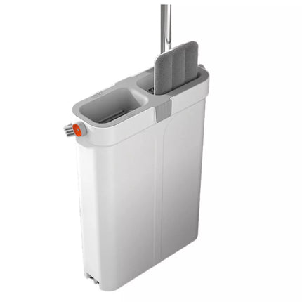 Valymo rinkinys: Dviejų kamerų kibiras, mikropluošto plokščias mopas