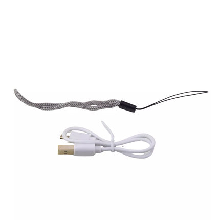 LED Žibintuvėlis, Reguliuojamas Priartinimas, 3 Apšvietimo Režimai, USB Įkrovimas, Juodas