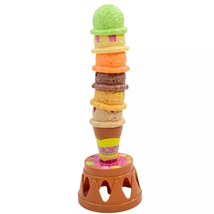 Ledų bokšto arkadinio žaidimo spalvingi rankenėlių rinkinys, 17 vnt.