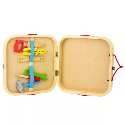 Medinis konstravimo rinkinys gyvūnai surinkimui lagamine 59vnt