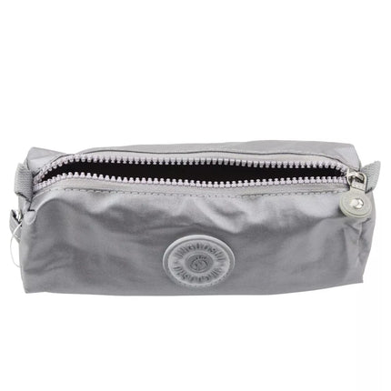 Pieštukinė mokyklinė dėžutė-organaizeris, vieno skyriaus, pilka, 21,5 cm