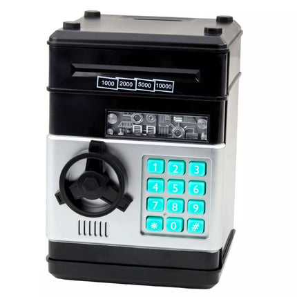 Taupyklė-bankomatas su šviesomis, garsais ir PIN kodu, juoda