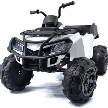 Keturratis BDM 0909 baltas 24V - Elektrinė vaikiška transporto priemonė