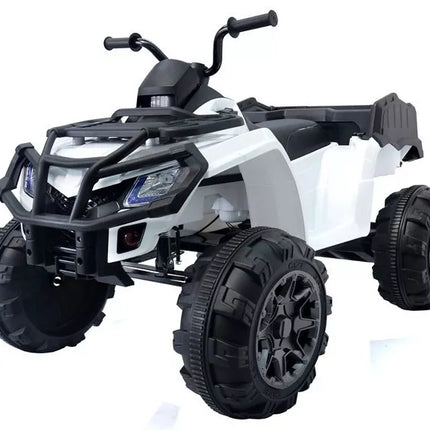 Keturratis BDM 0909 baltas 24V - Elektrinė vaikiška transporto priemonė