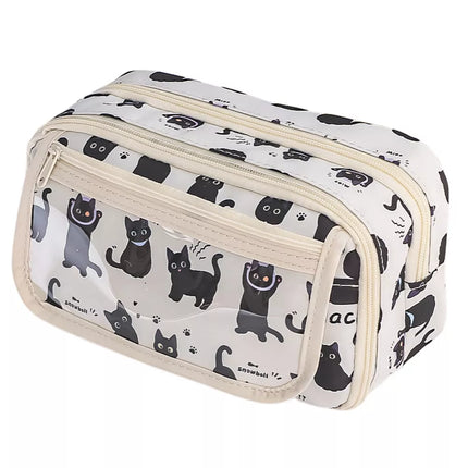 Pieštukinė mokyklinis rinkinys Black Cats White 21cm