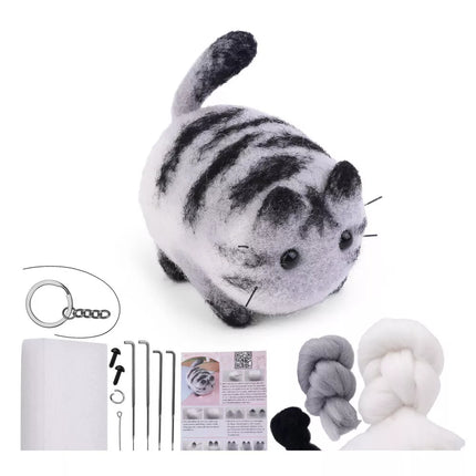 Vėlimo rinkinys pasidaryk pats - Šukuotinės vilnos šunims ir katėms mišinys