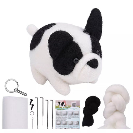 Vėlimo rinkinys pasidaryk pats - Šukuotinės vilnos šunims ir katėms mišinys