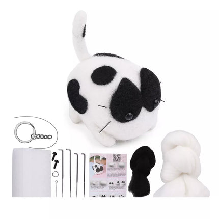 Vėlimo rinkinys pasidaryk pats - Šukuotinės vilnos šunims ir katėms mišinys