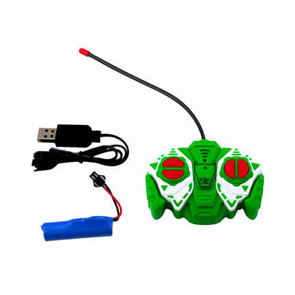 Nuotoliniu būdu valdomas RC žemės ūkio traktorius žalias 1:24