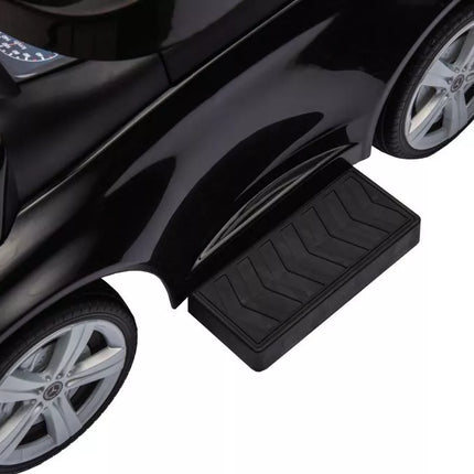 Triratukas su stūmiku Mercedes 3in1 juodas