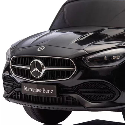 Triratukas su stūmiku Mercedes 3in1 juodas