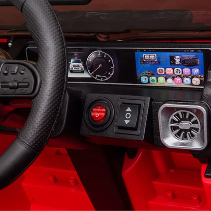 Mercedes G63 raudonas akumuliatorinis automobilis BBH-0003 EZ