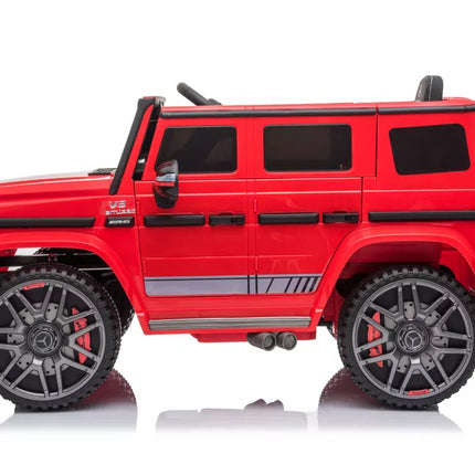 Mercedes G63 raudonas akumuliatorinis automobilis BBH-0003 EZ