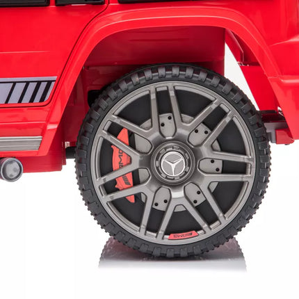 Mercedes G63 raudonas akumuliatorinis automobilis BBH-0003 EZ