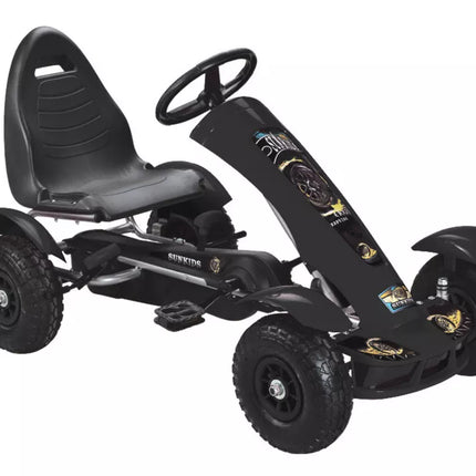 Pedalinis gokartas F618, juodas