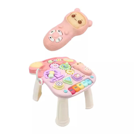 Edukacinis stumdukas interaktyvi panelė 5in1 Rožinis