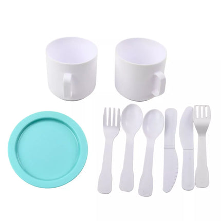 Žaislinė indaplovė vaikams, indams, mėlyna