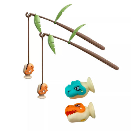 Arkadinis žaidimas Dinozauras Žvejyba Magnetinės Meškerės Garsai