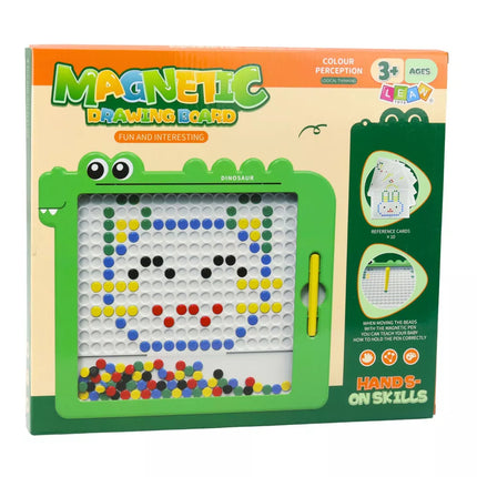 Magnetinė lenta-dėlionė Mozaika Dinozauras Žalios kortelės 20 dizainų