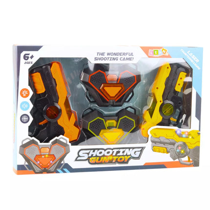 Dažas Lazerinio Dažasvydžio Pistoletai su Infraraudonaisiais Taikiniais, Šviesomis ir Garsais