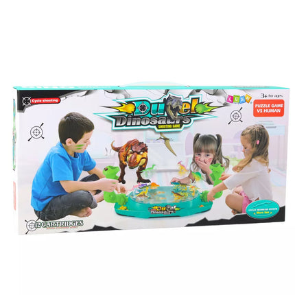 Arkadinis žaidimas Ballsaurs: Šaudymas į numušamus dinozaurus