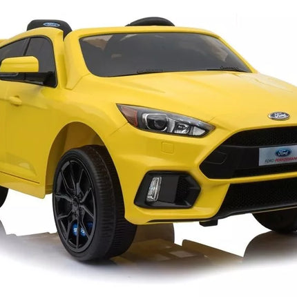 Ford Focus RS Yellow - elektrinis vaikiškas automobilis