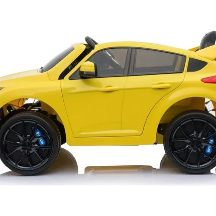 Ford Focus RS Yellow - elektrinis vaikiškas automobilis