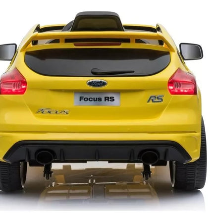 Ford Focus RS Yellow - elektrinis vaikiškas automobilis