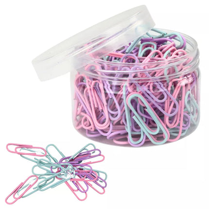 Spalvingų sąvaržėlių rinkinys dėžutėje, 160 vnt.