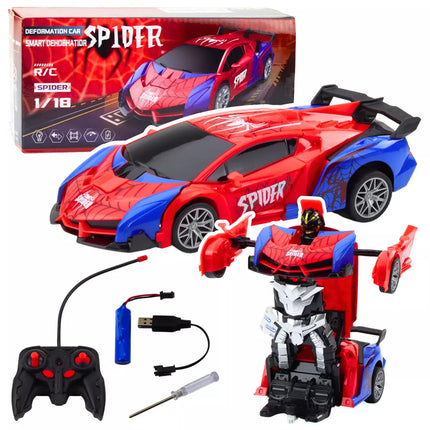 Automobilis Robotas Voras Nuotoliniu Būdu Valdomas 2in1 Šviesos Garsai