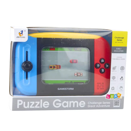 Konsolės nuotykių žaidimas, arkadiniai garsai, foninis apšvietimas