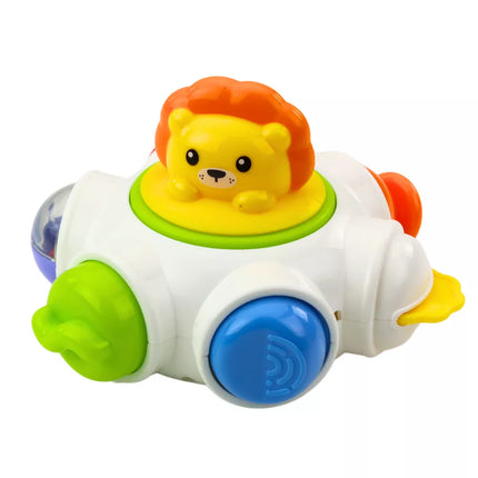 Interaktyvus žaislas mažyliams NSO su liūtu ir krokodilu